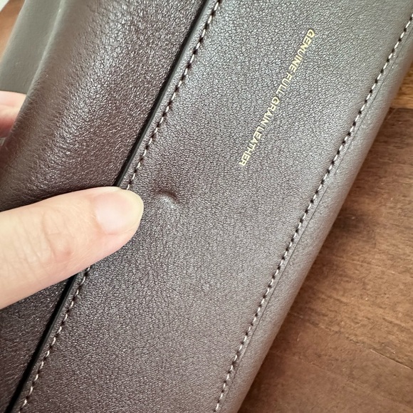 Coach Brooklyn 28 in Maple Brown Leather Shoulder Bag EUX - Picture 6 of 8